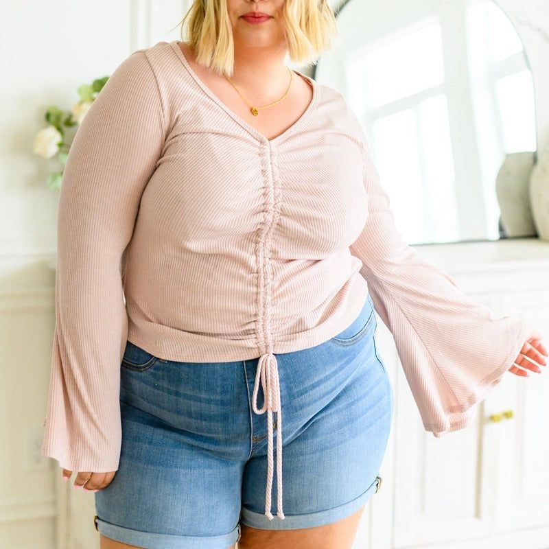 Giselle Gathered Front Blouse sold by Boujee Boutique product image thumbnail 2