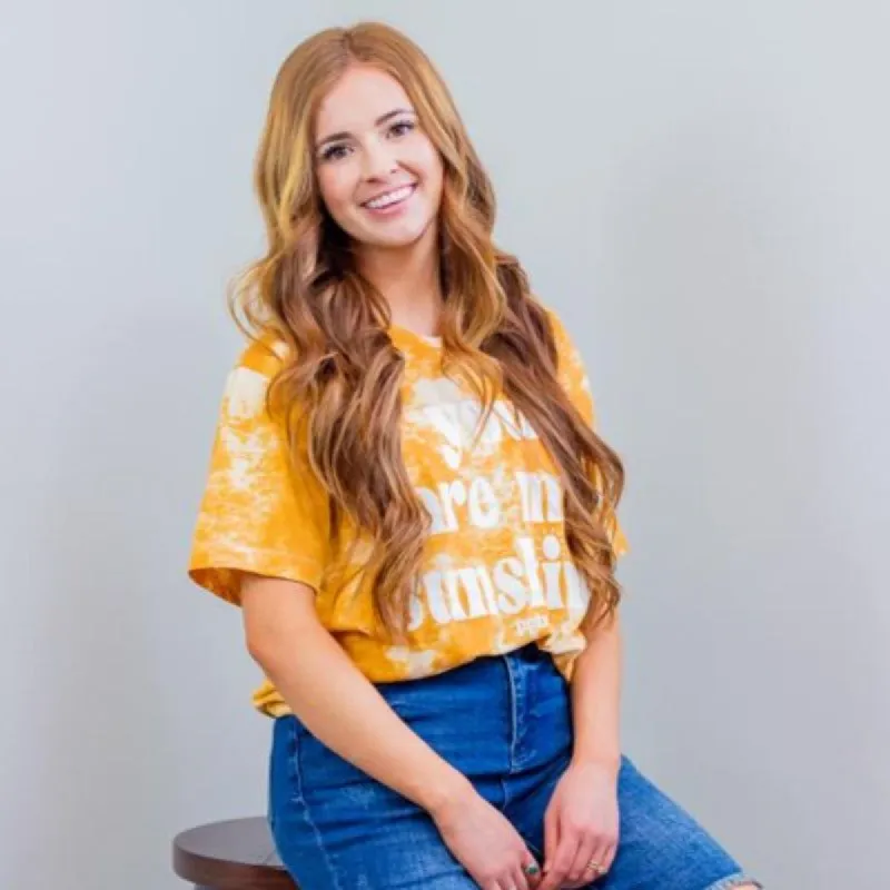 Yellow You Are My Sunshine Tee sold by Boujee Boutique
