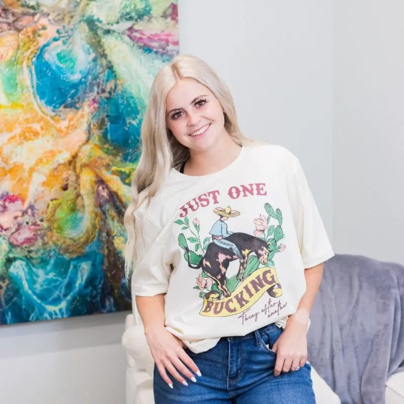 Just One More Bucking Thing Graphic Tee sold by Boujee Boutique