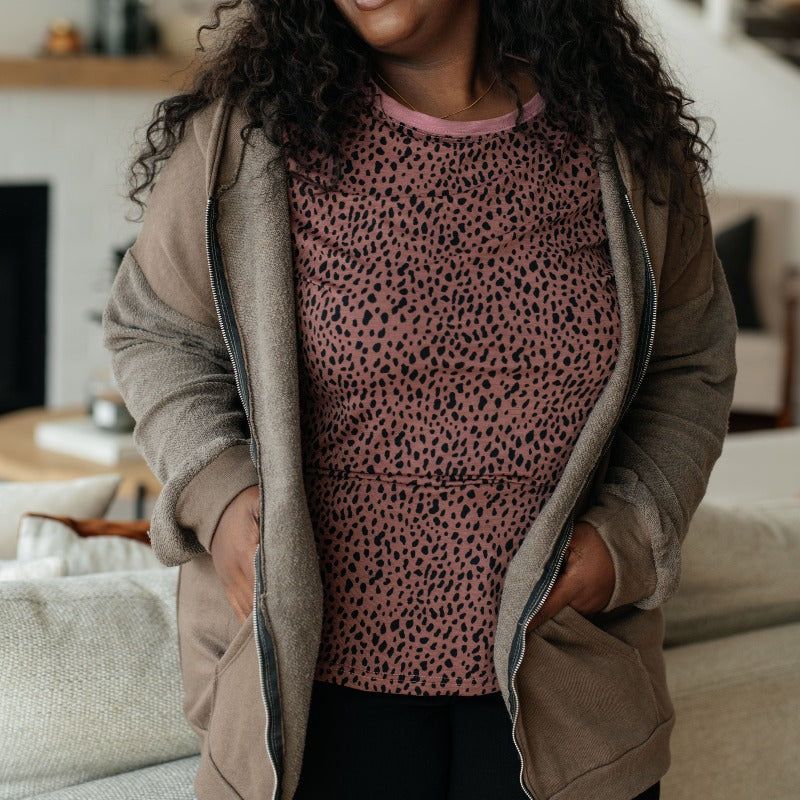 Pink Cheetah Girl Short Sleeve Top sold by Boujee Boutique product image thumbnail 5