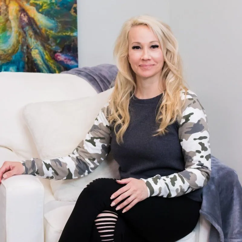 Solid Grey and Camo Sweatshirt sold by Boujee Boutique