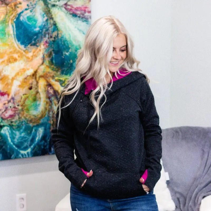 Quilted Confetti Dot Hoodie sold by Boujee Boutique