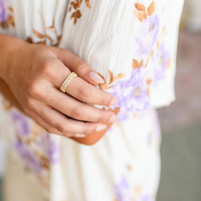 Perfect Pearlescence Ring sold by Boujee Boutique