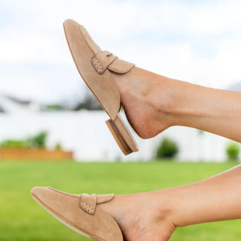 Corky's Faux Suede Walk on By Mule Loafer sold by Boujee Boutique