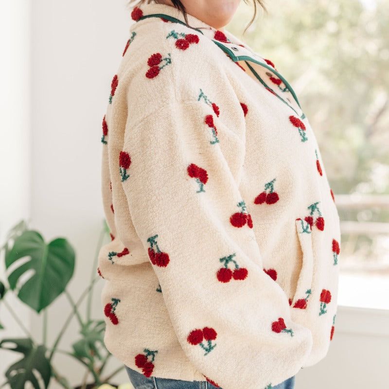 Cherry Tree Fleece Pullover sold by Boujee Boutique product image thumbnail 5