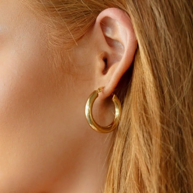 Everyday Okay Hoop Earrings sold by Boujee Boutique