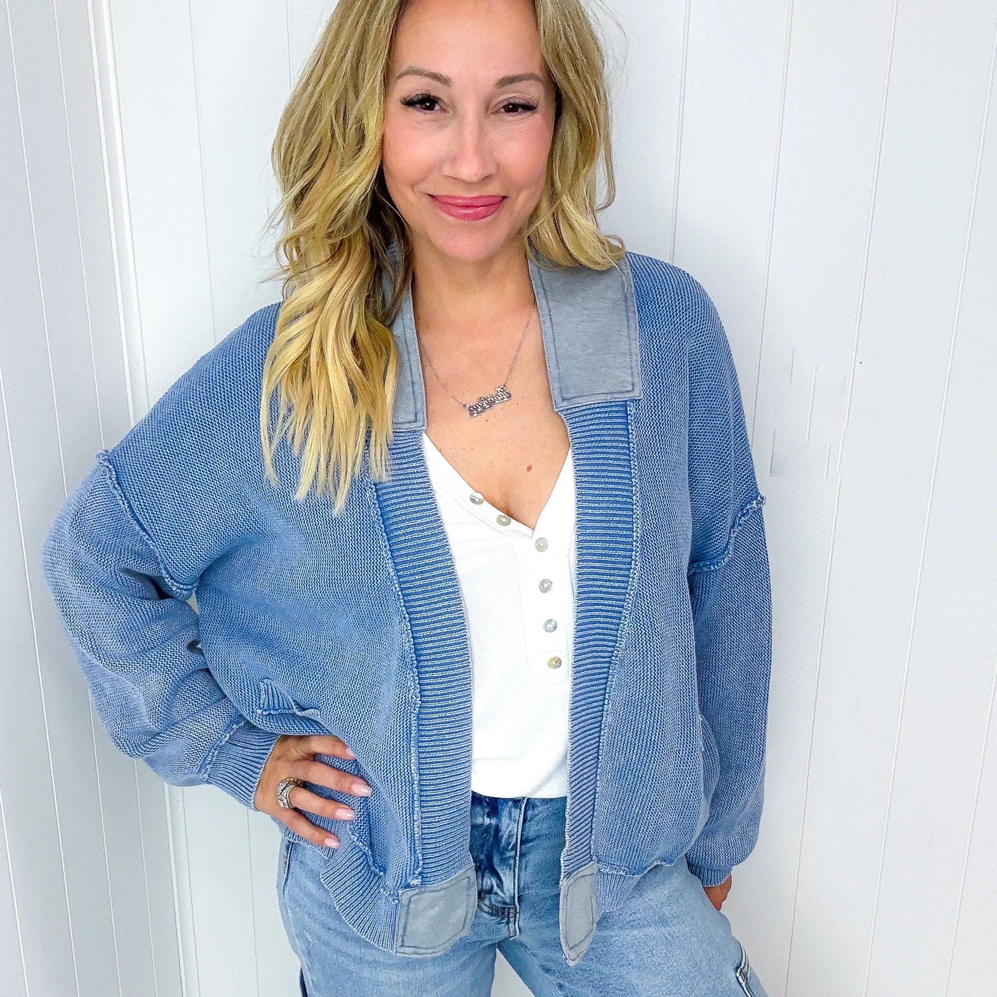 POL Cloud Nine Sweater Knit Open Cardigan in 2 Colors *Final Sale* sold by Boujee Boutique product image thumbnail 2