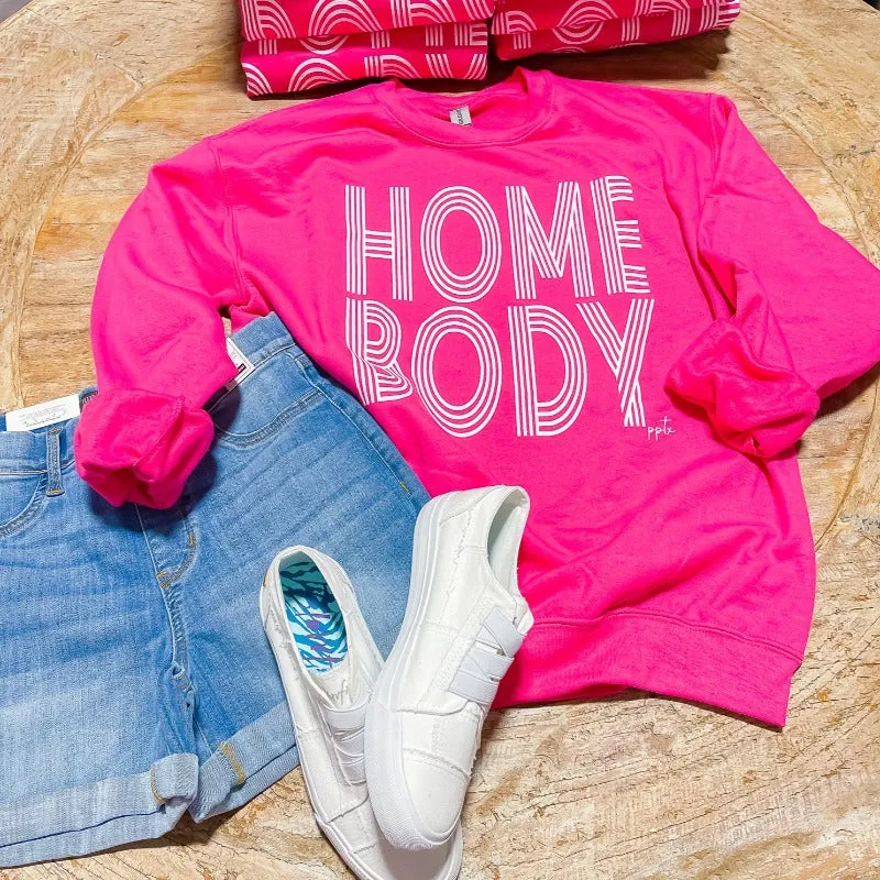 Pink Lines Comfortable Homebody Sweatshirt sold by Boujee Boutique product image thumbnail 5