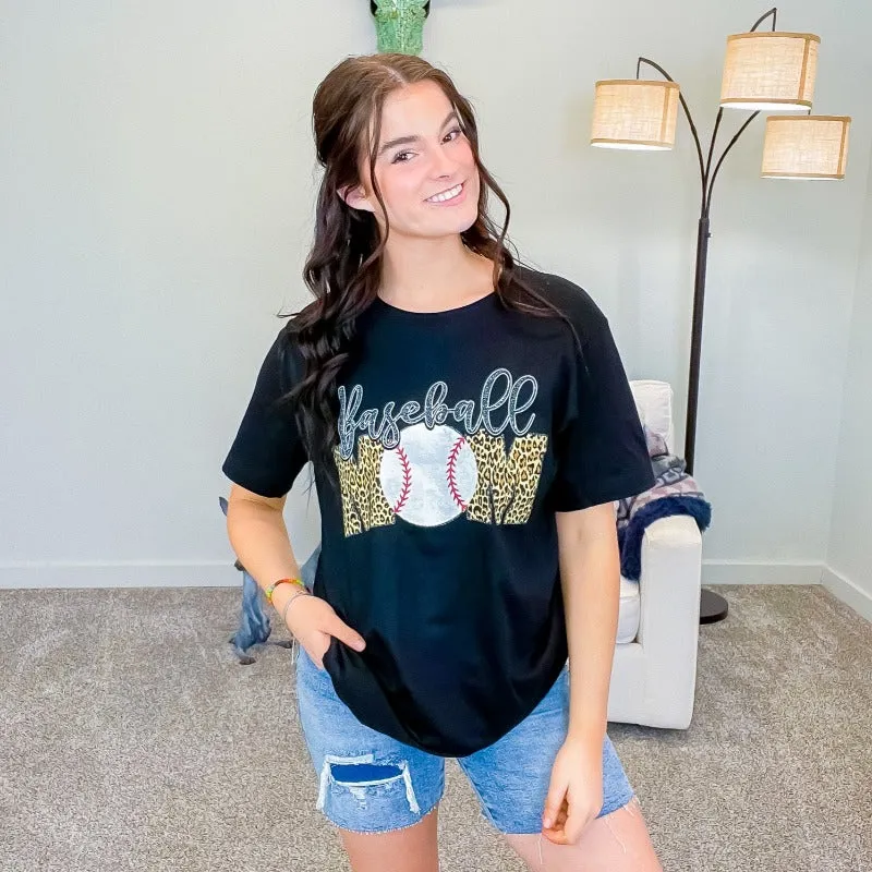 Baseball MOM Graphic Tee sold by Boujee Boutique product image thumbnail 2