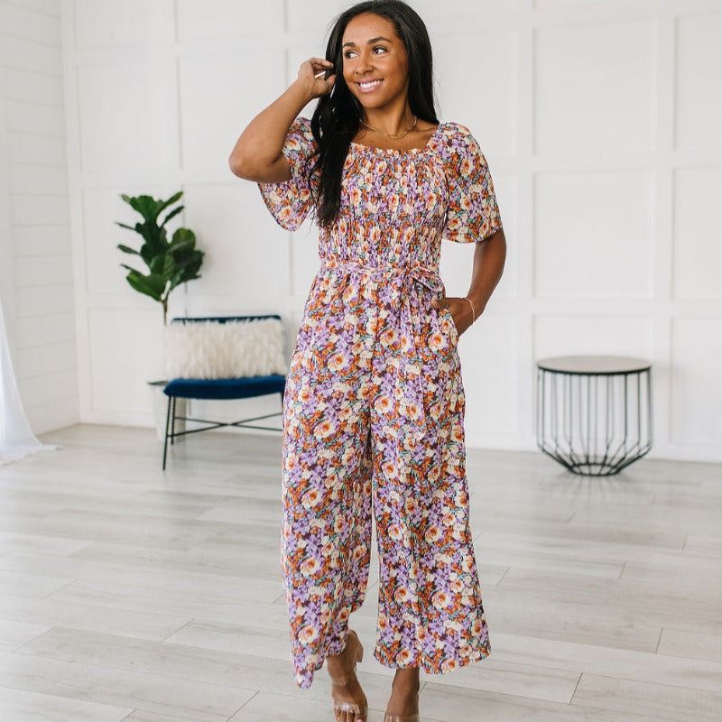 Better Than Fine Floral Pant Jumpsuit sold by Boujee Boutique product image thumbnail 2