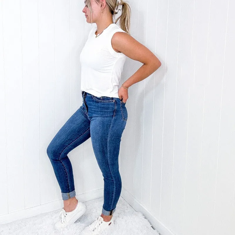 Judy Blue Daphne High Rise Skinny Jeans sold by Boujee Boutique product image thumbnail 5