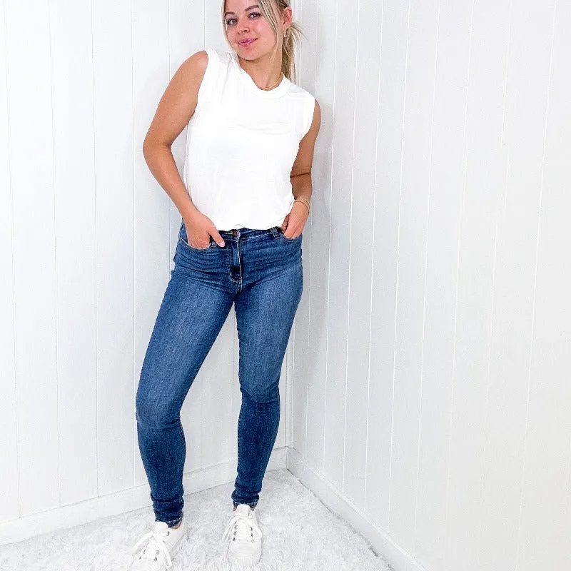 Judy Blue Daphne High Rise Skinny Jeans sold by Boujee Boutique product image thumbnail 2