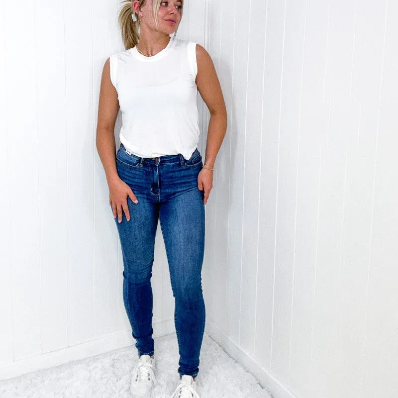 Judy Blue Daphne High Rise Skinny Jeans sold by Boujee Boutique product image thumbnail 3