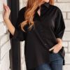 Turned Out Perfect Oversized Button Down Shirt sold by Boujee Boutique