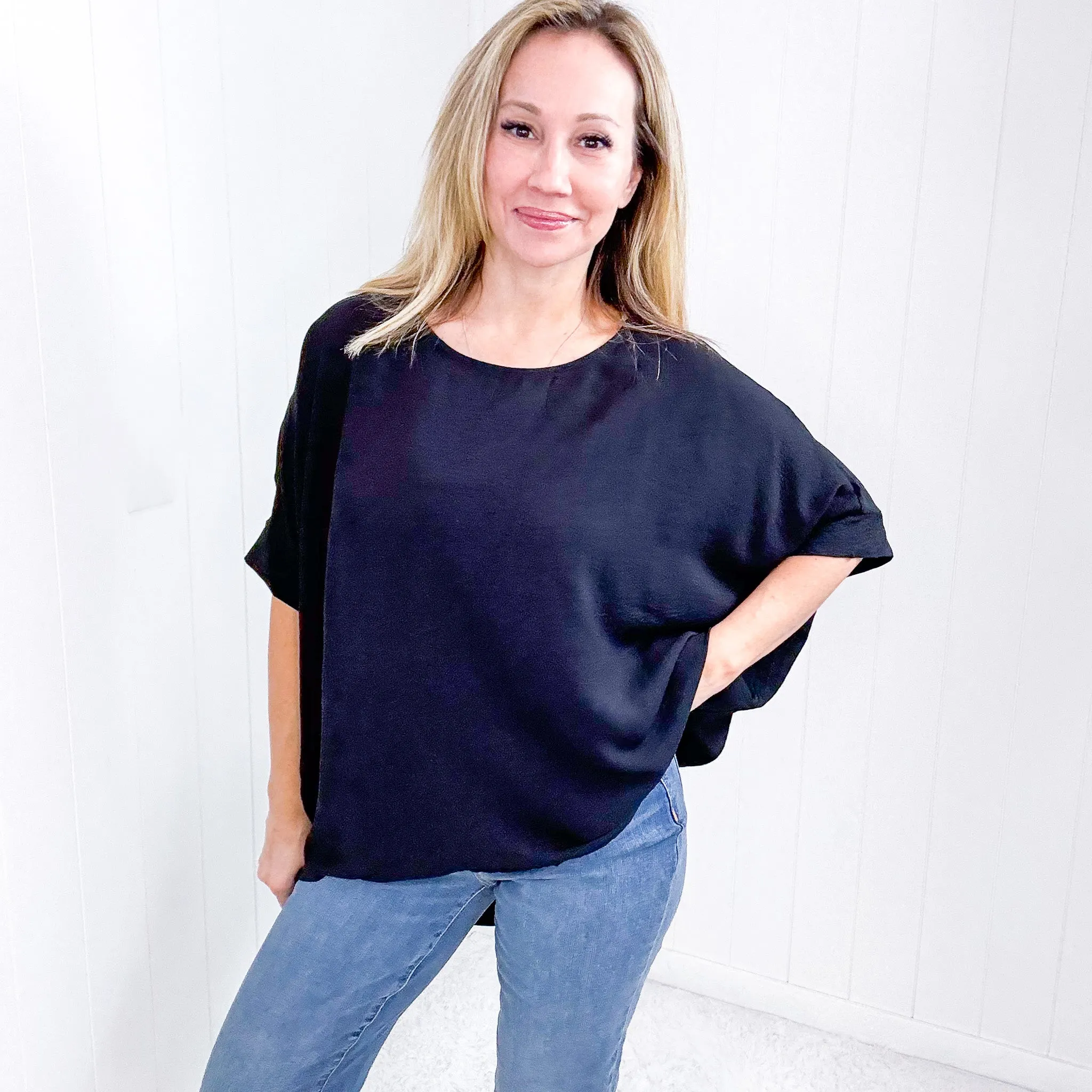 Andree By Unit Feels Like Me Dolman Sleeve Top in Black sold by Boujee Boutique product image thumbnail 5