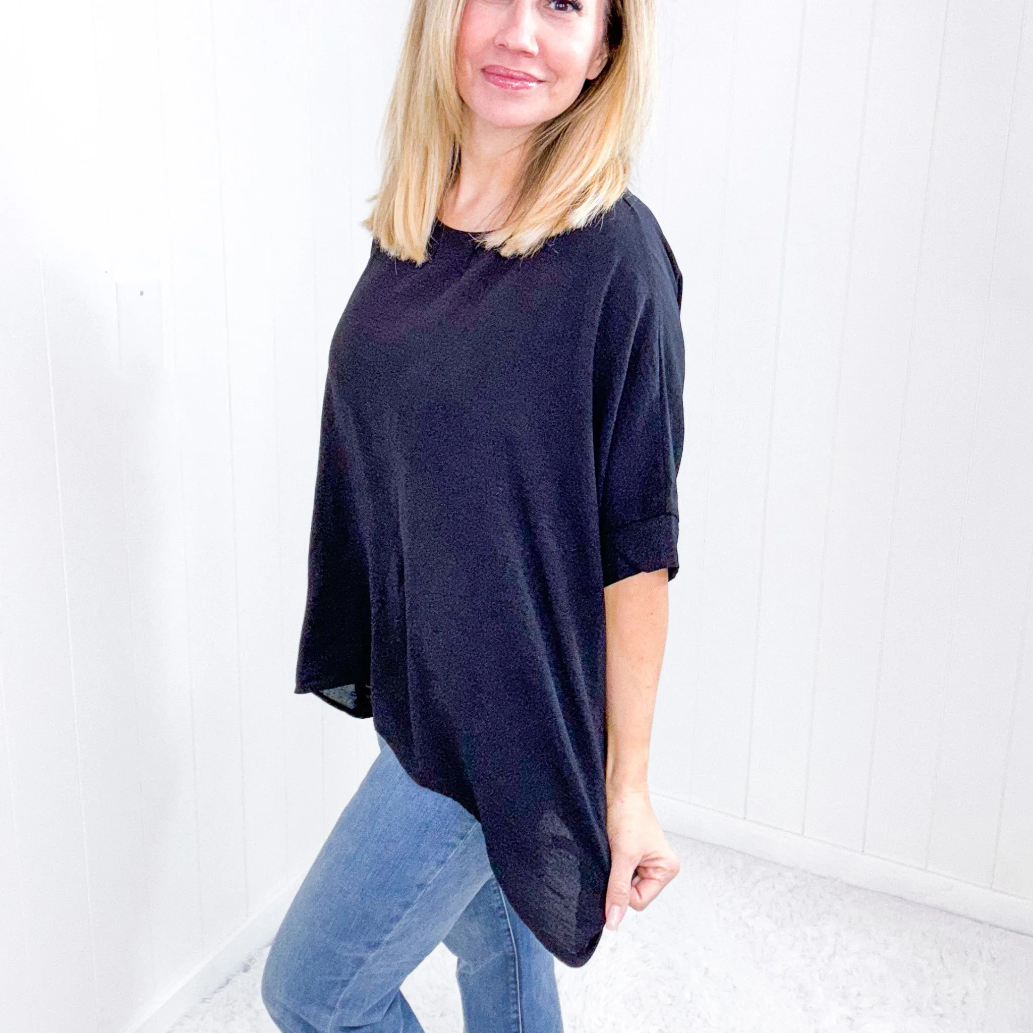 Andree By Unit Feels Like Me Dolman Sleeve Top in Black sold by Boujee Boutique product image thumbnail 2