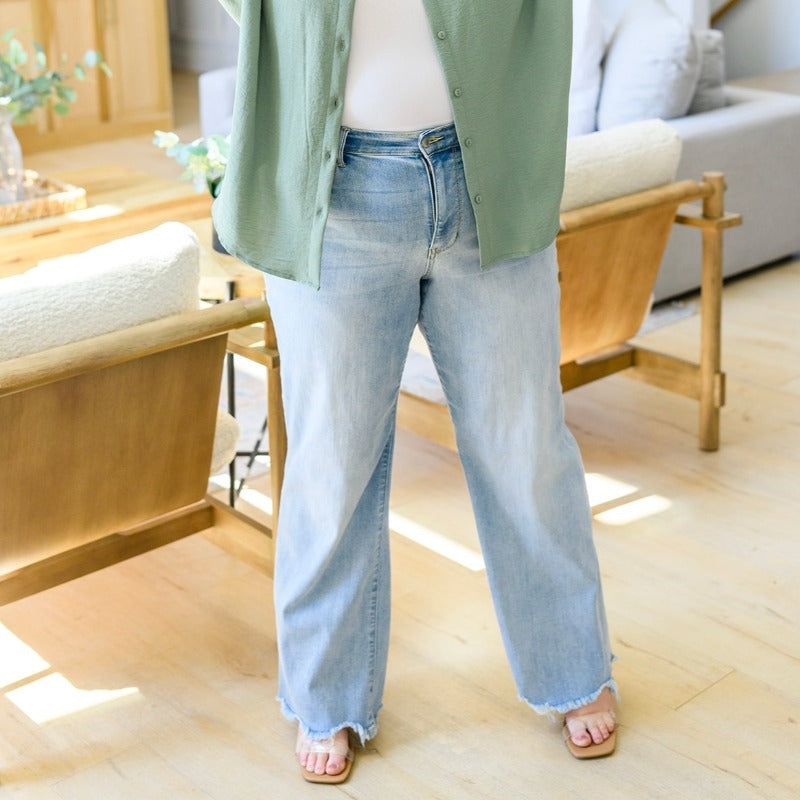 Judy Blue High Waist Straight Leg Jeans sold by Boujee Boutique product image thumbnail 15