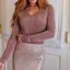 Wrapped in Bronze Long Sleeve Bodysuit sold by Boujee Boutique