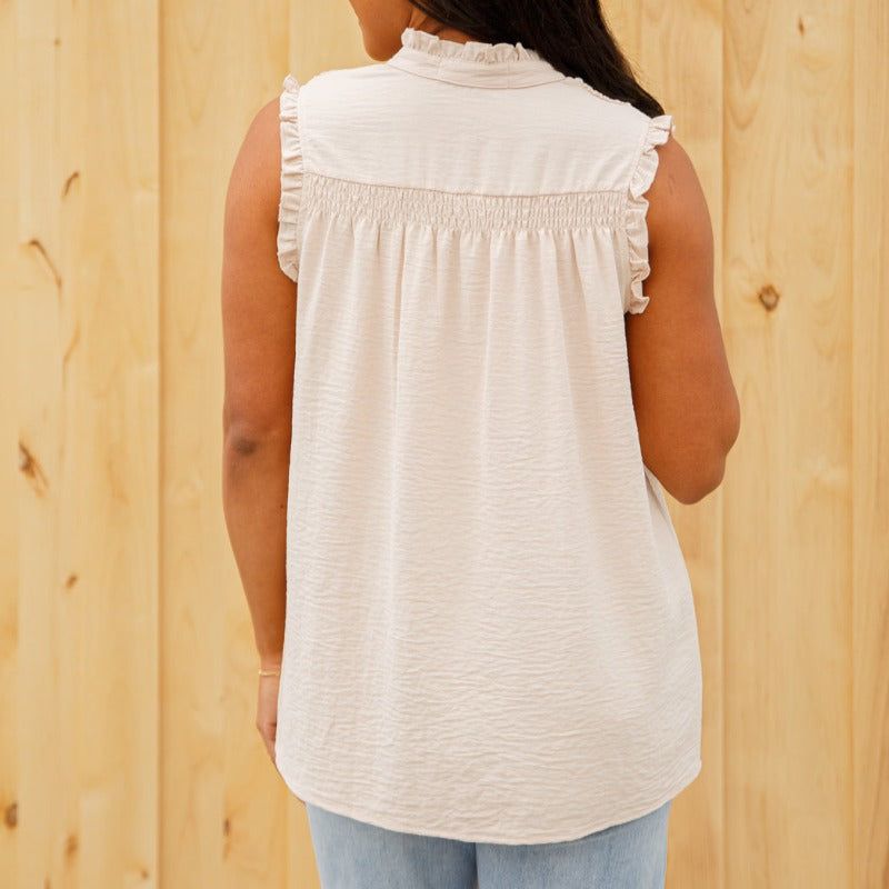 Feeling Fine Ruffle Detail Blouse sold by Boujee Boutique product image thumbnail 11