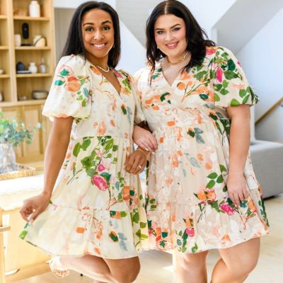 Delightful Surprise Floral Dress sold by Boujee Boutique