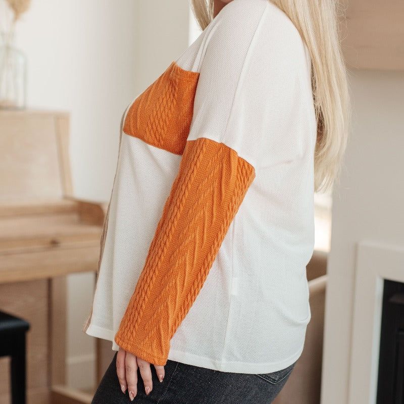 This, That, And The Other Colorblock Long Sleeve Top sold by Boujee Boutique product image thumbnail 4