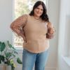 Dots on My Sleeves Blouse sold by Boujee Boutique