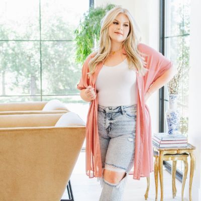 Sheer Blush Button Up Timeless Appeal Shirtdress sold by Boujee Boutique