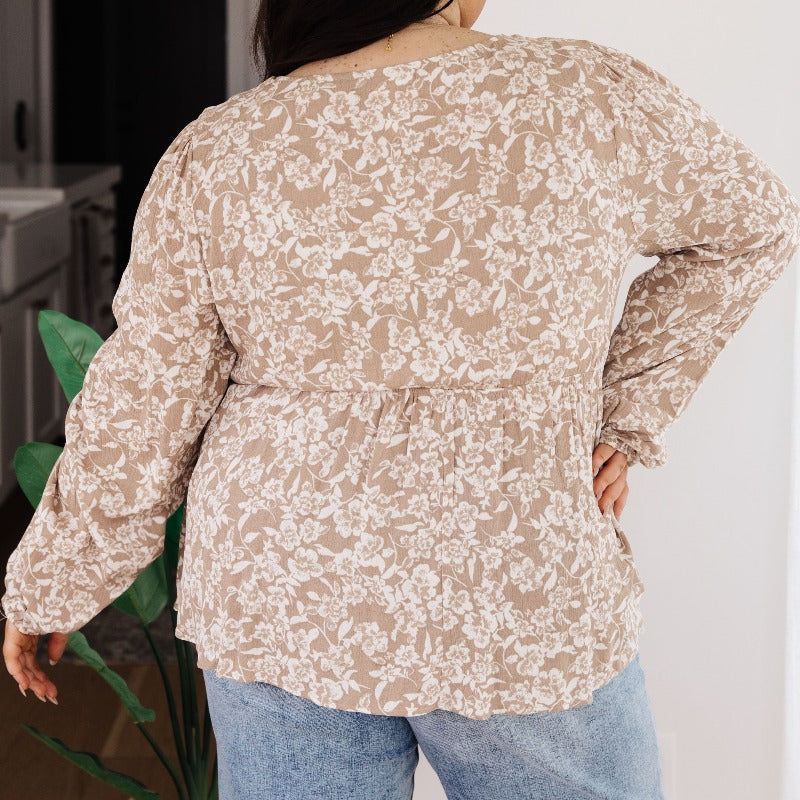 Easy to Work With Floral Babydoll Top sold by Boujee Boutique product image thumbnail 8