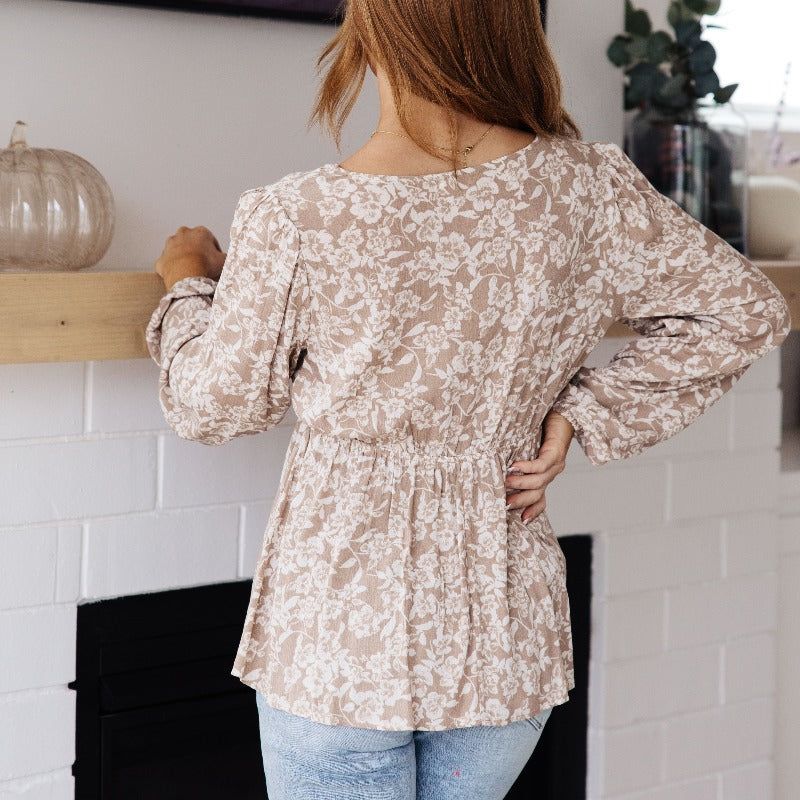 Easy to Work With Floral Babydoll Top sold by Boujee Boutique product image thumbnail 7