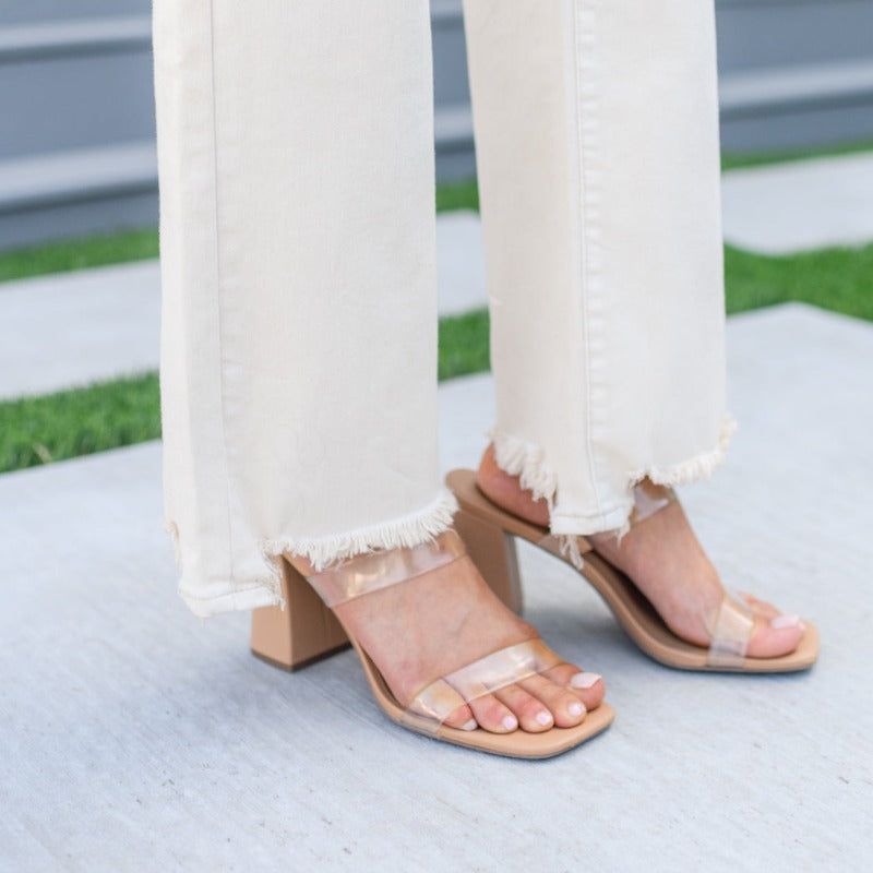 Judy Blue High Rise Over Dyed 90's Straight Jeans in Light Khaki sold by Boujee Boutique product image thumbnail 3