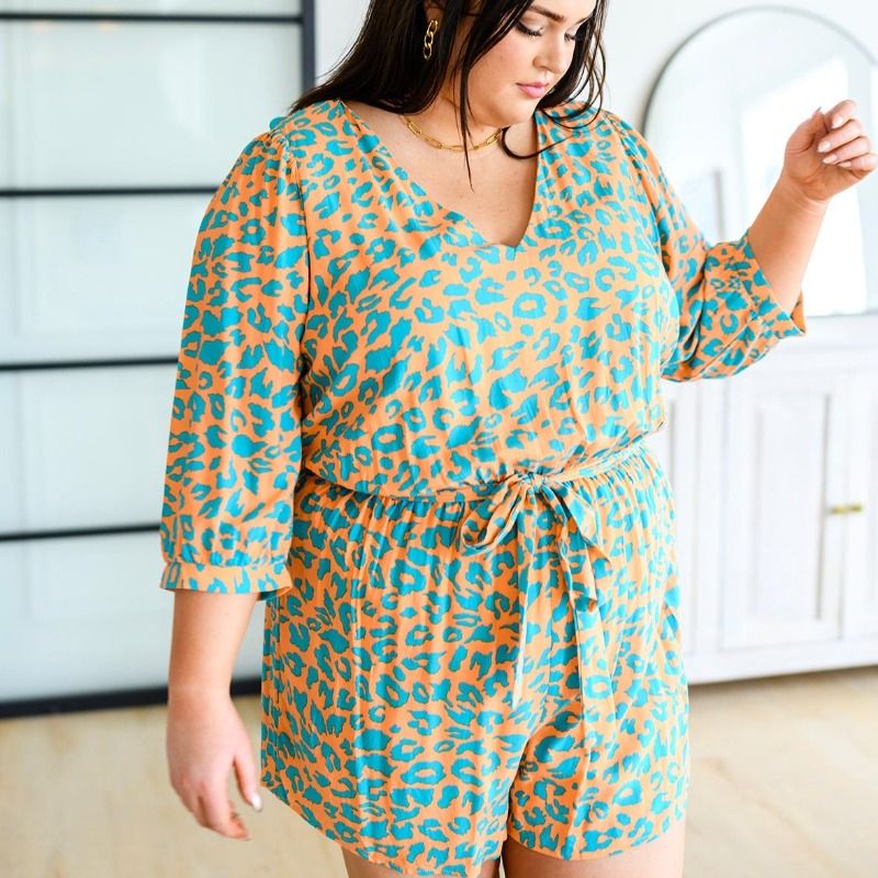 Fiercely Fine Animal Print Romper sold by Boujee Boutique product image thumbnail 5