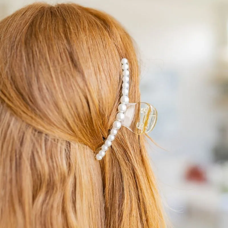 Large Beaded Claw Clip sold by Boujee Boutique
