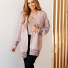 The Way It Was Long Cardigan Sweater in Mauve sold by Boujee Boutique