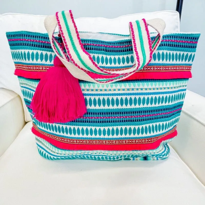 Mojito Beach Tote Bag sold by Boujee Boutique