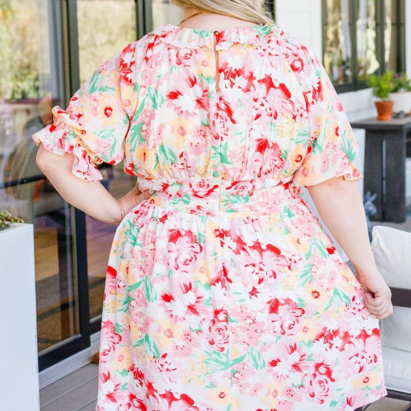 Midi Fancy Free Floral Dress sold by Boujee Boutique product image thumbnail 7