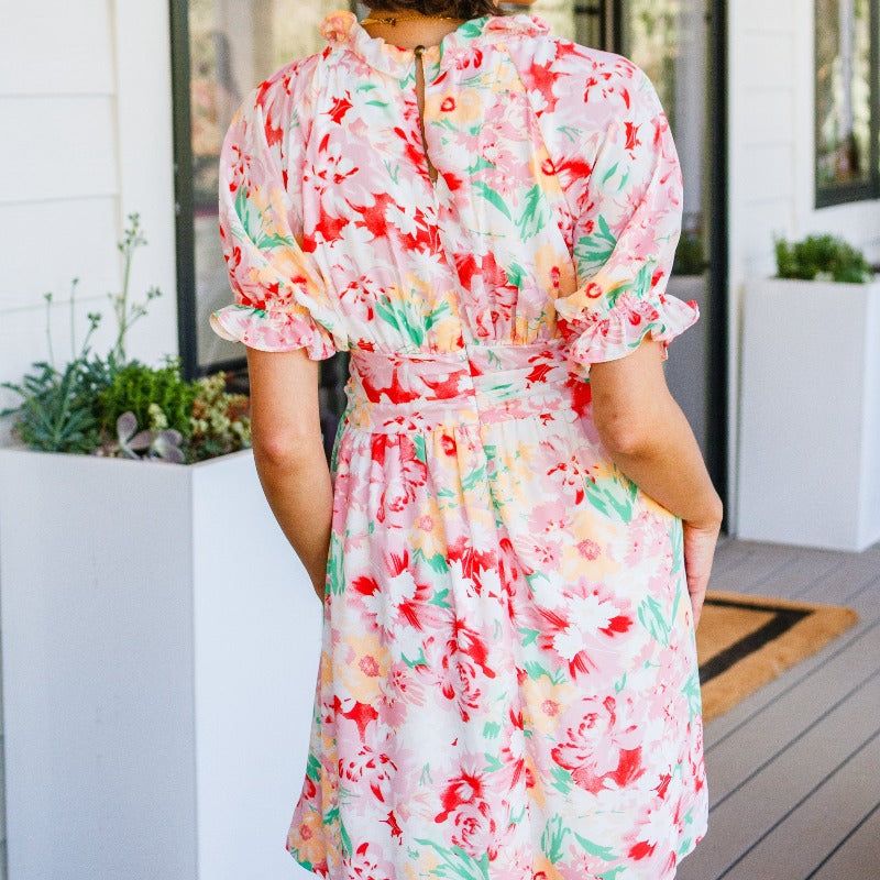 Midi Fancy Free Floral Dress sold by Boujee Boutique product image thumbnail 8