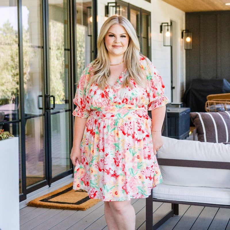 Midi Fancy Free Floral Dress sold by Boujee Boutique product image thumbnail 2