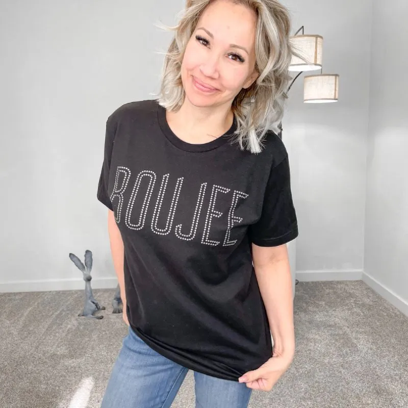Black Boujee Graphic Tee sold by Boujee Boutique
