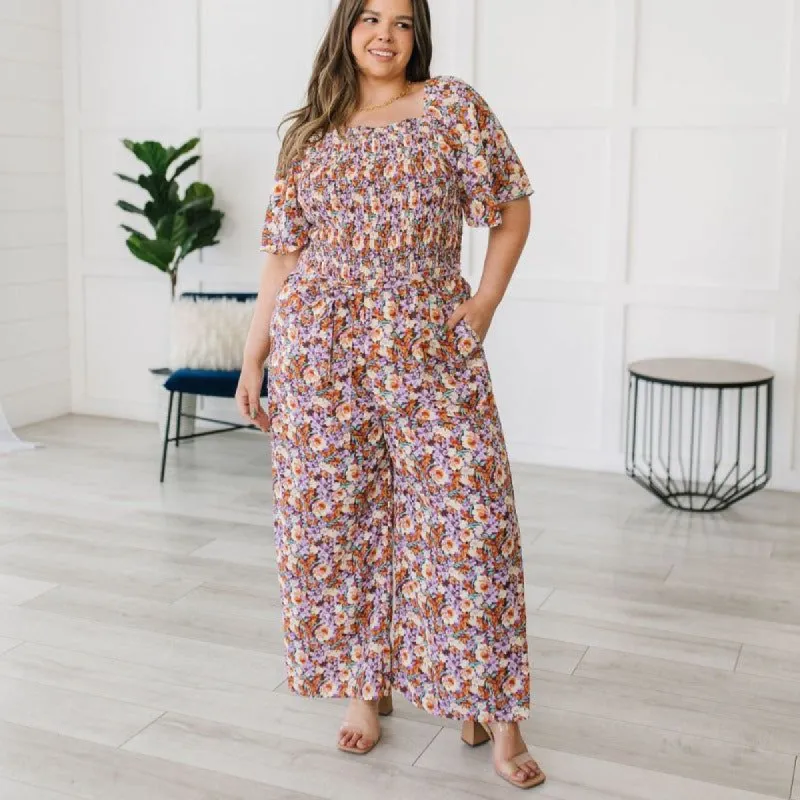 Better Than Fine Floral Pant Jumpsuit sold by Boujee Boutique