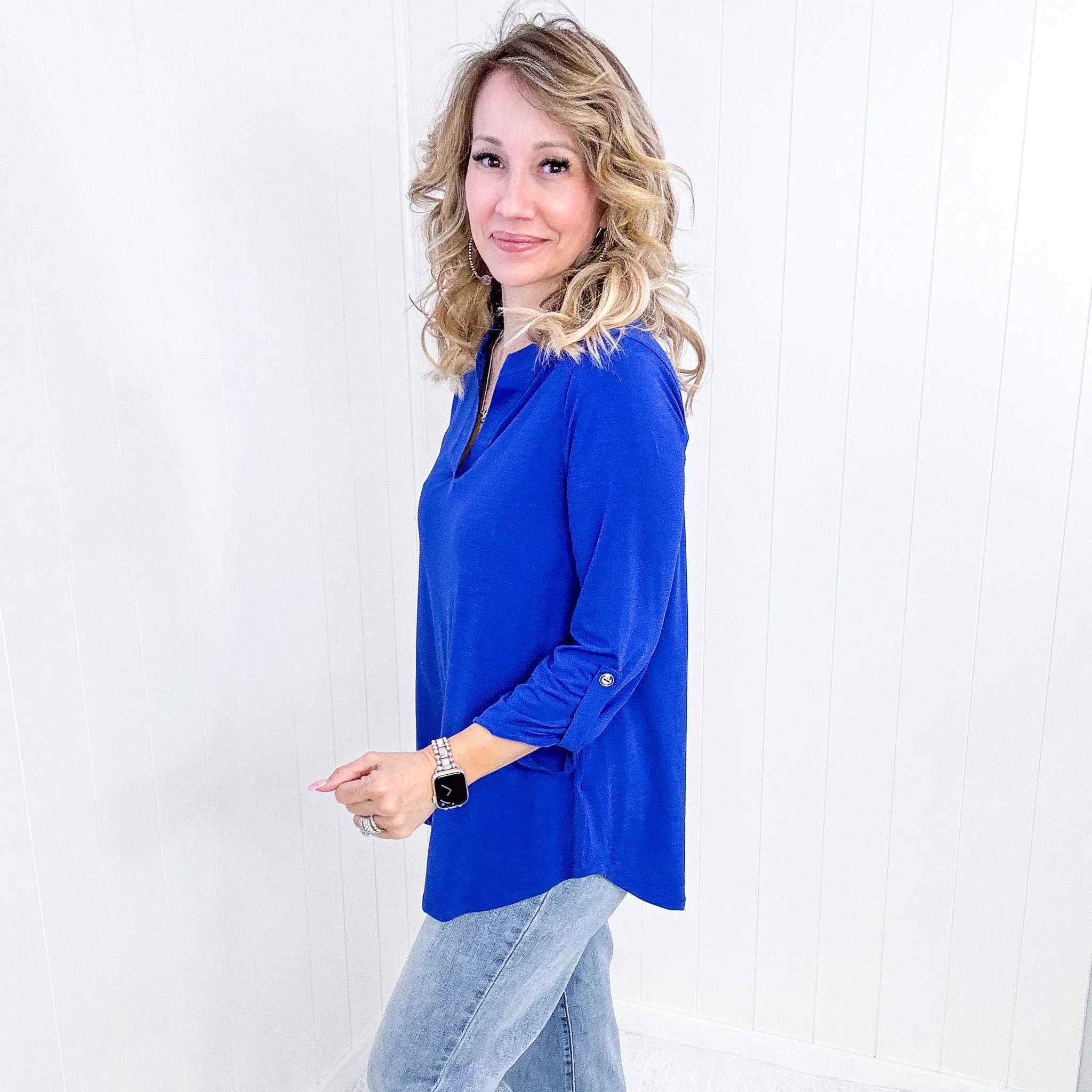 Dear Scarlett Lizzy Top in Royal Blue sold by Boujee Boutique product image thumbnail 4