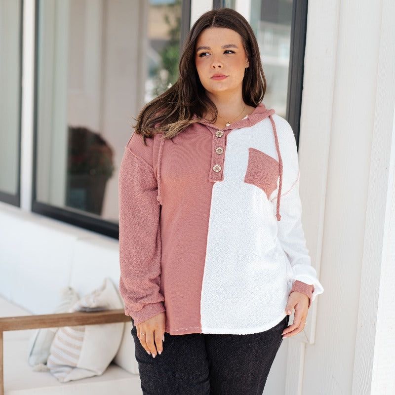 Best On The Block Color Block Hoodie sold by Boujee Boutique