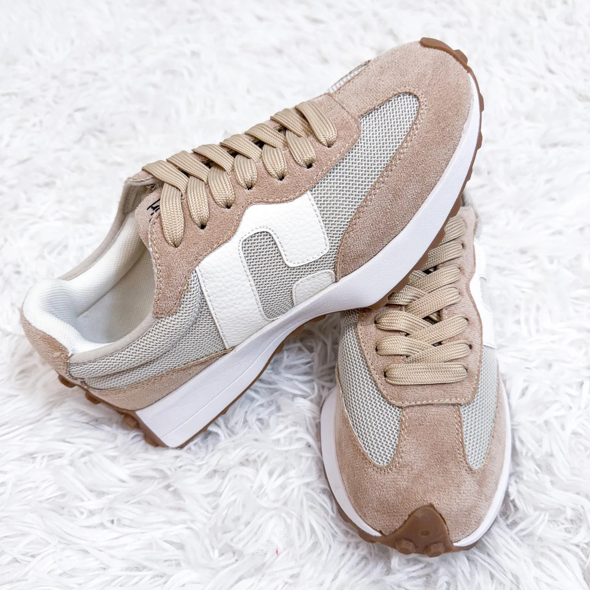 Corky's You're Welcome Sneakers In Natural *Final Sale* sold by Boujee Boutique