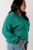 In Stitches Drop Shoulder Sweater sold by Boujee Boutique