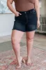 Ember High Rise Control Top Fray Hem Shorts sold by Boujee Boutique
