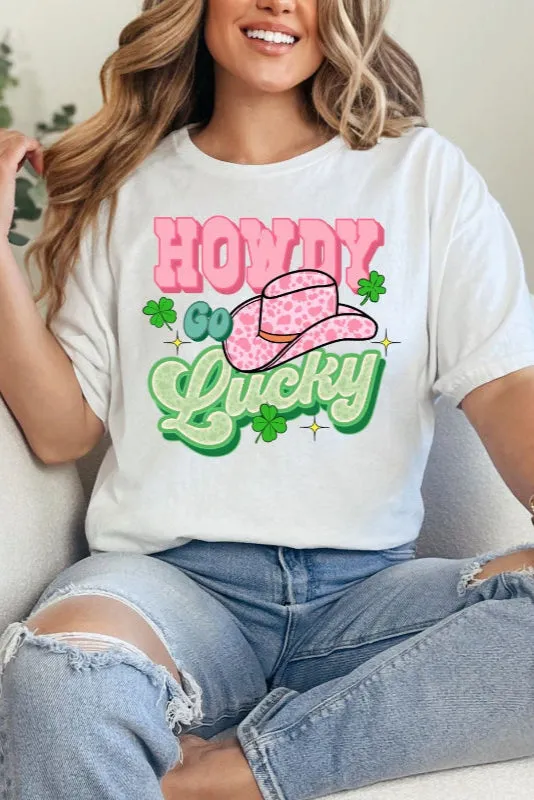 Howdy Go Lucky Graphic Tee sold by Boujee Boutique