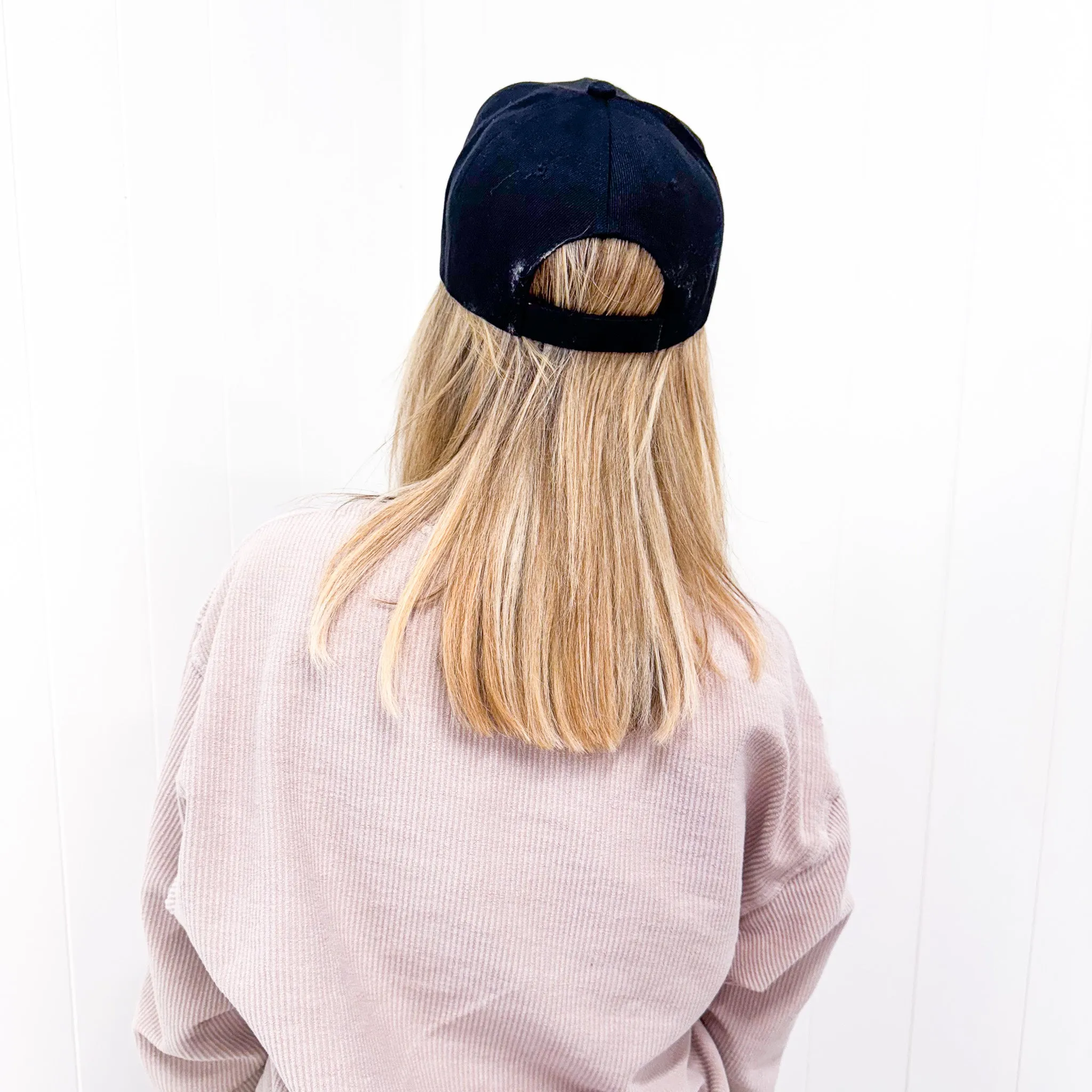 Basic Babe Ball Cap in Black sold by Boujee Boutique product image thumbnail 4