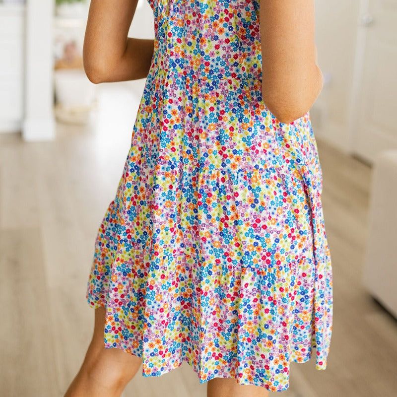 Afternoon Sun Sleeveless Floral Mini Dress sold by Boujee Boutique product image thumbnail 13