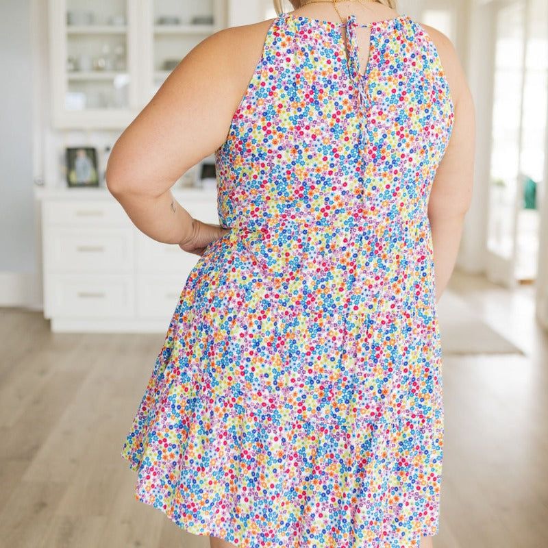 Afternoon Sun Sleeveless Floral Mini Dress sold by Boujee Boutique product image thumbnail 6