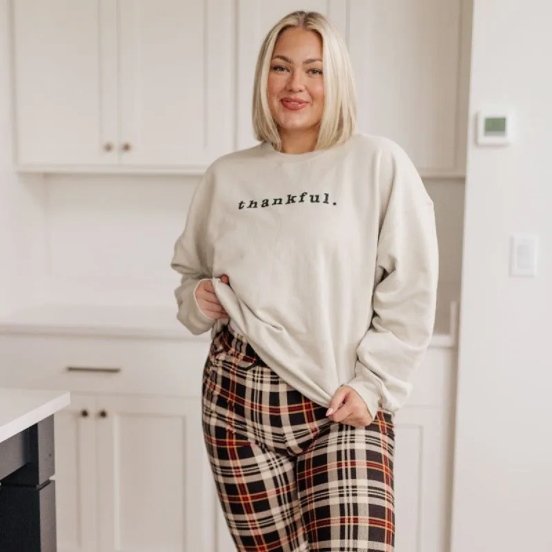 Thankful Graphic Sweatshirt Pullover sold by Boujee Boutique