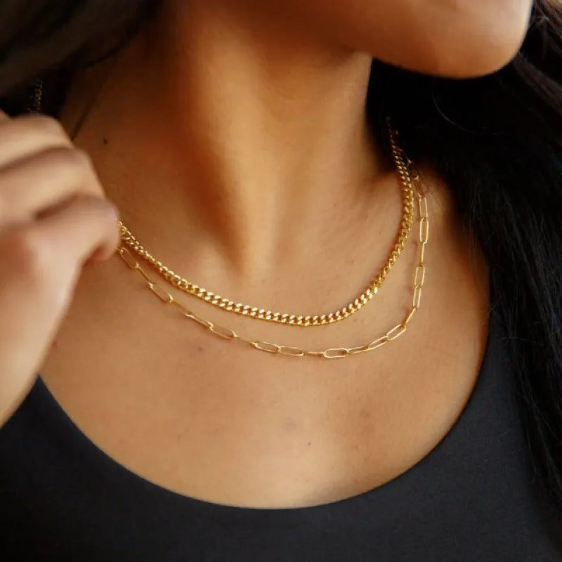 Missing Link Layered Necklace sold by Boujee Boutique